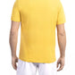 Sunny Yellow Cotton Tee with Back Logo Detail
