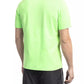 Green Cotton Elastane Tee with Front Print