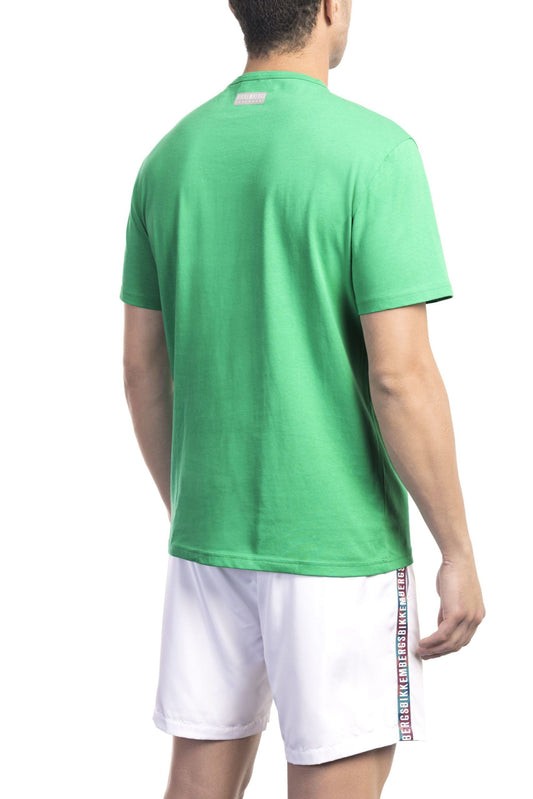 Emerald Cotton Tee with Signature Back Print