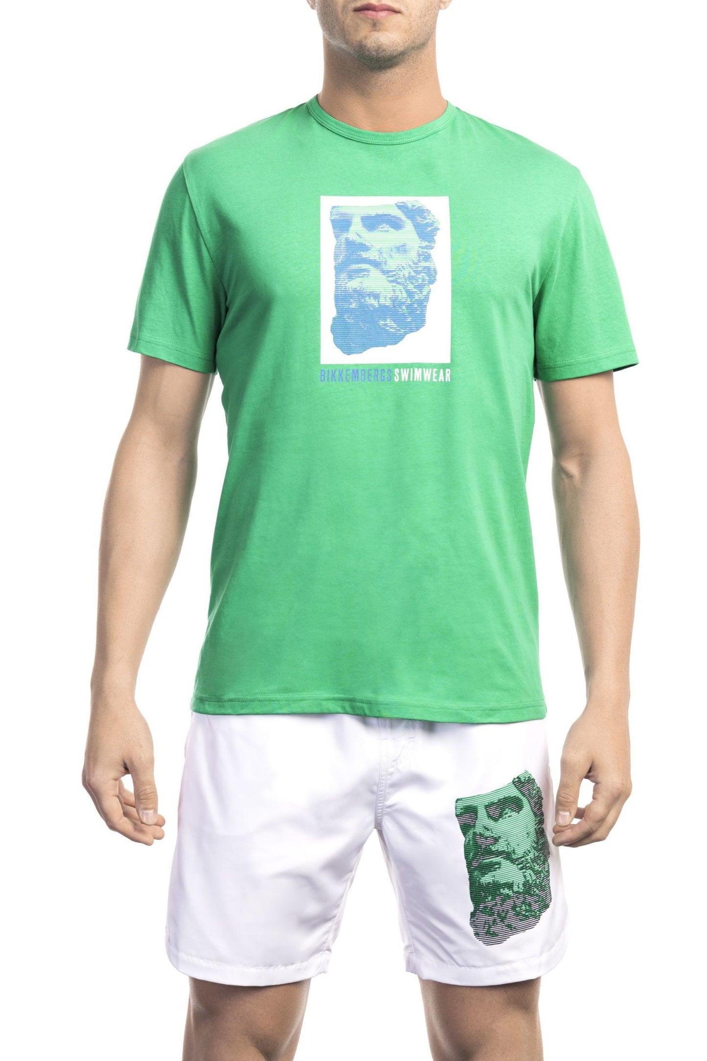 Emerald Cotton Tee with Signature Back Print