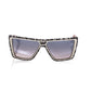 Chic Zebra Pattern Square Sunglasses