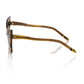 Glitter-Edged Cat Eye Sunglasses in Yellow