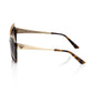 Chic Cat Eye Sunglasses with Gold Accents