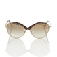 Butterfly-Shaped Metallic Sunglasses