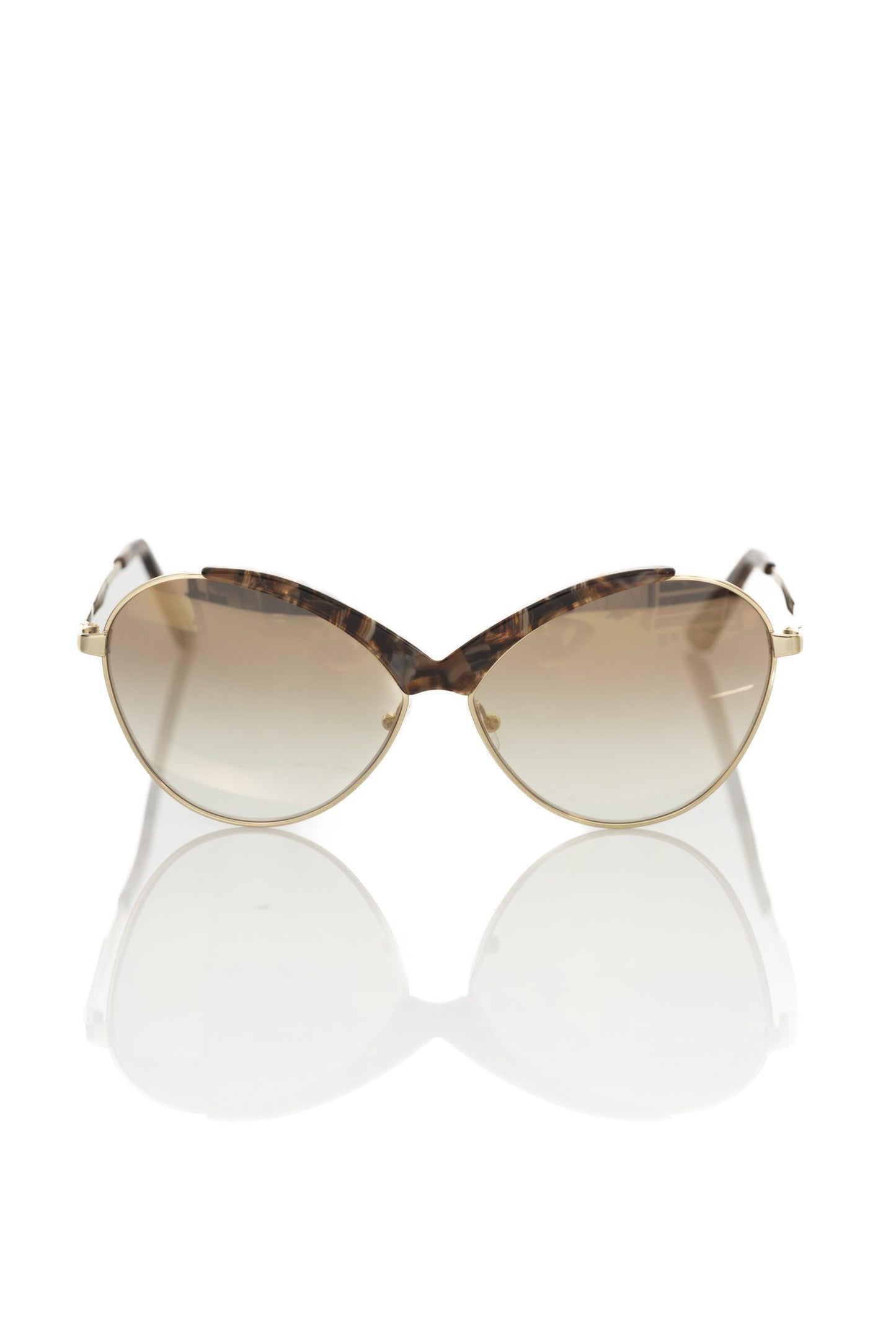 Butterfly-Shaped Metallic Sunglasses