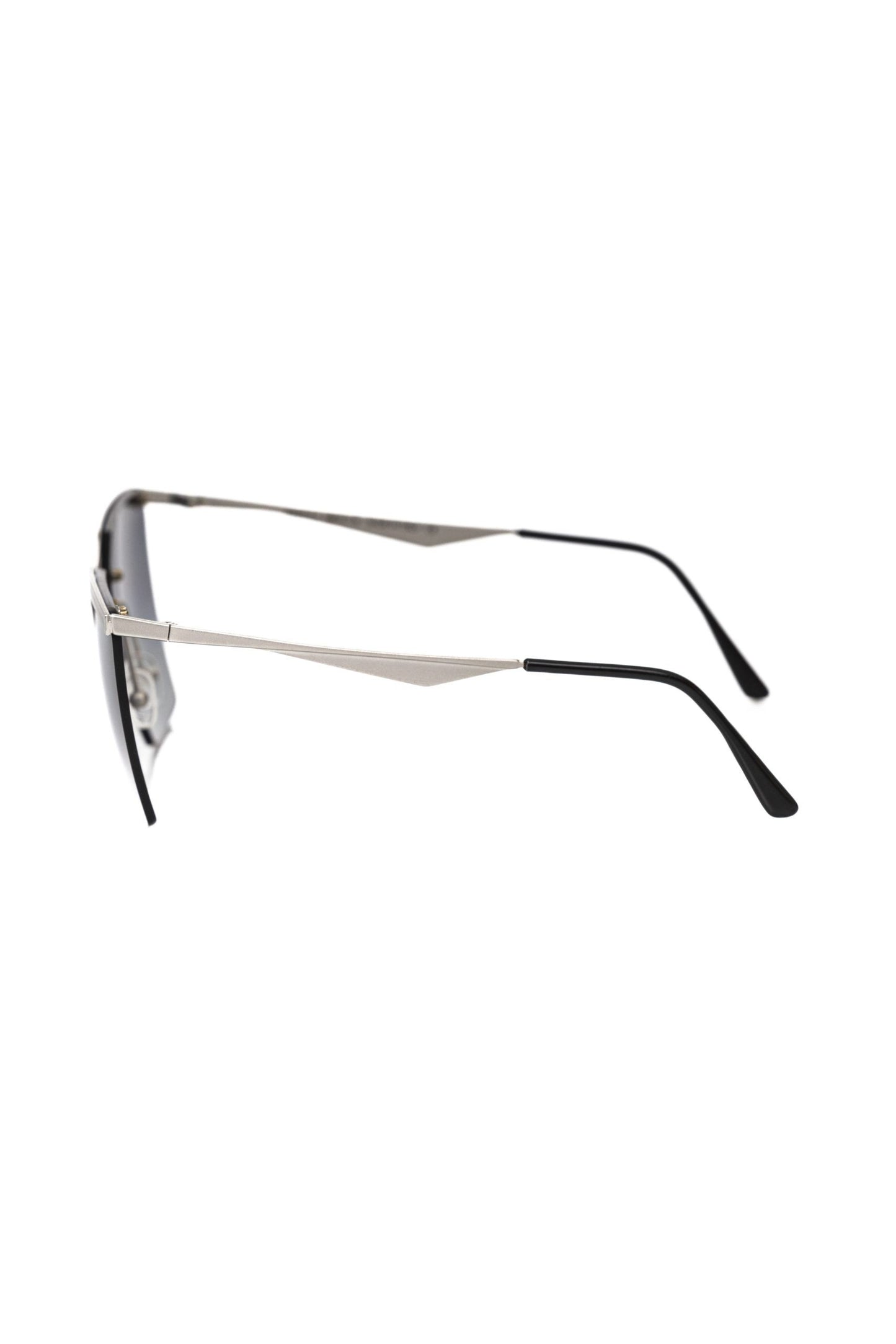 Elegant Silver Clubmaster Sunglasses