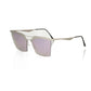 Chic Silver Clubmaster Sunglasses with Shaded Lens