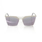 Chic Silver Clubmaster Sunglasses with Shaded Lens