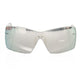 Sleek Silver Shield Sunglasses