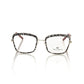 Chic Zebra Pattern Square Eyeglasses
