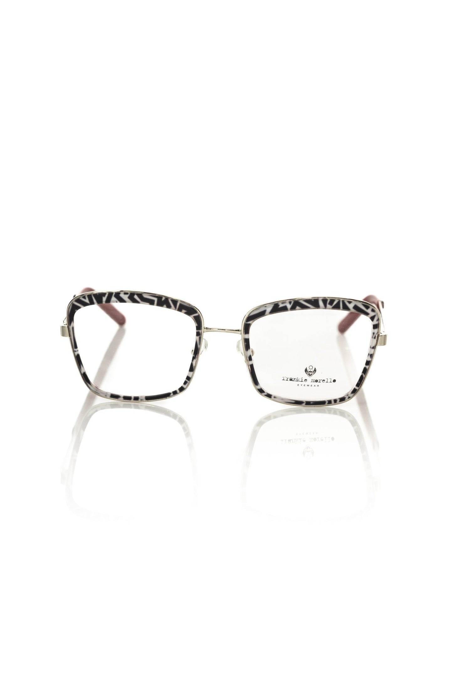 Chic Zebra Pattern Square Eyeglasses