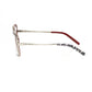Chic Zebra Pattern Square Eyeglasses