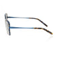 Chic Blue Havana Square Eyeglasses