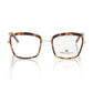 Chic Red Havana Square Eyeglasses
