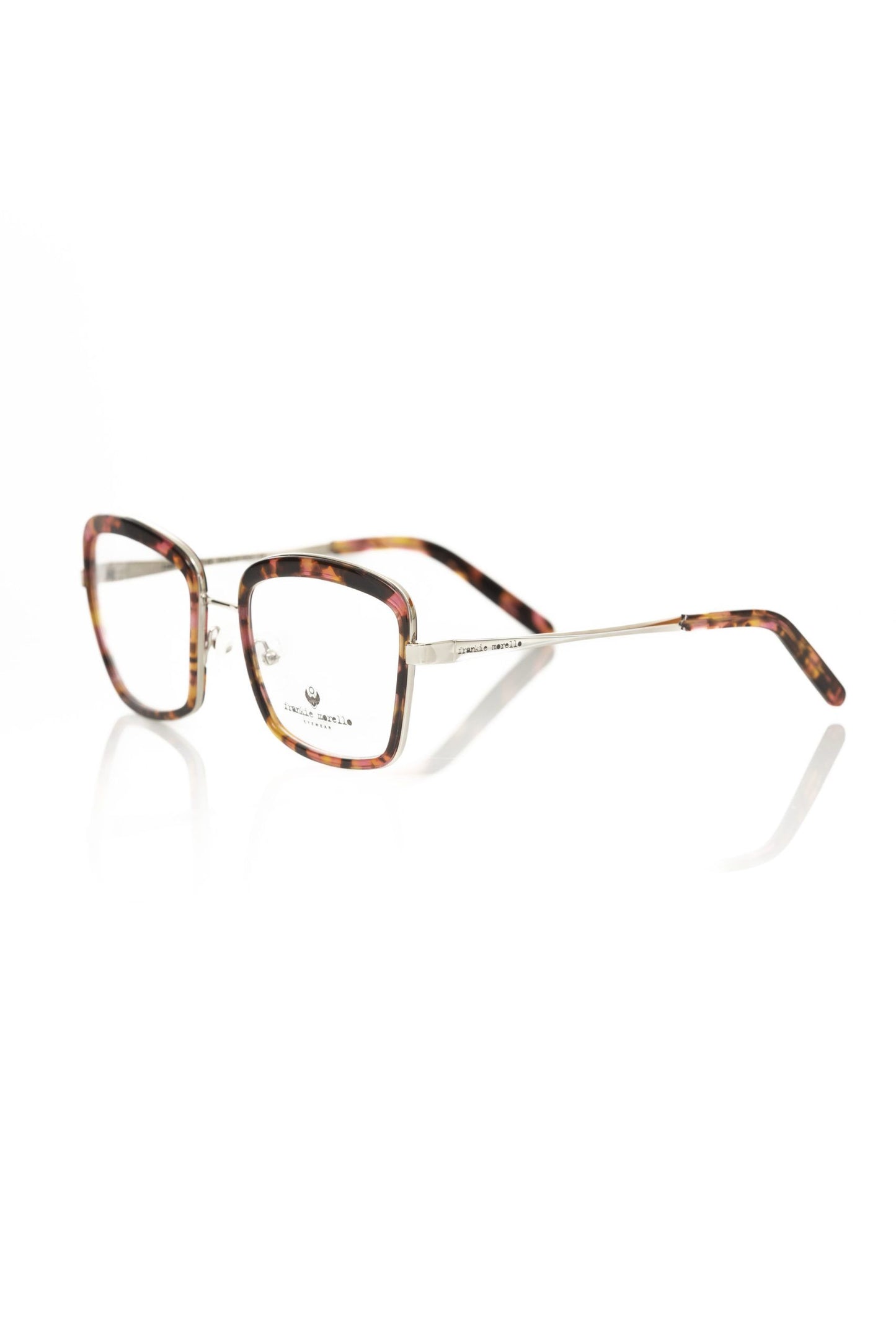 Chic Red Havana Square Eyeglasses