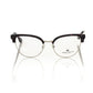 Glittering Bordeaux Clubmaster Eyeglasses