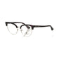 Glittering Bordeaux Clubmaster Eyeglasses