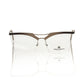Glittering Gold Clubmaster Eyeglasses