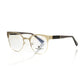 Geometric Chic Clubmaster Eyeglasses