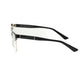 Chic Geometric Black Clubmaster Eyeglasses