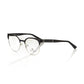 Chic Geometric Black Clubmaster Eyeglasses