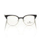 Chic Geometric Black Clubmaster Eyeglasses