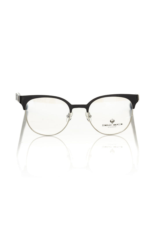 Chic Geometric Black Clubmaster Eyeglasses