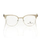 Geometric Pattern Clubmaster Eyeglasses