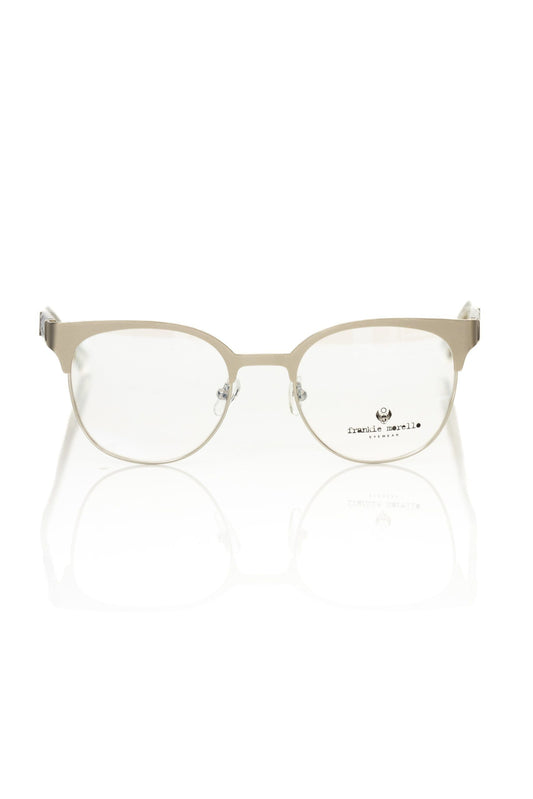 Geometric Pattern Clubmaster Eyeglasses