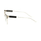 Geometric Pattern Clubmaster Eyeglasses