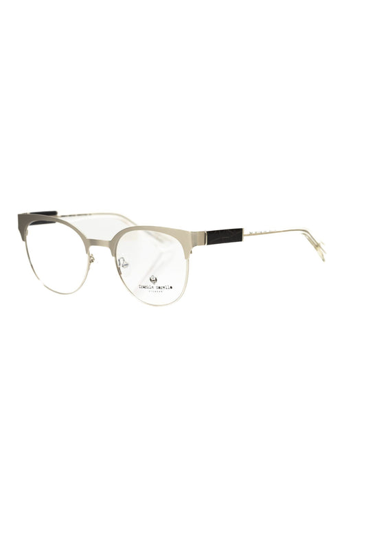 Geometric Pattern Clubmaster Eyeglasses