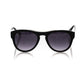 Chic Geometric Black Wayfarer Sunglasses