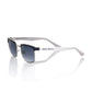 Elegant Clubmaster Black Leather Sunglasses