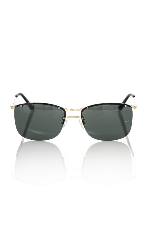 Gold Accent Clubmaster Sunglasses