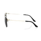 Gold Accent Clubmaster Sunglasses