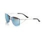 Silver Clubmaster Mirrored Sunglasses