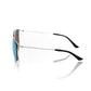 Silver Clubmaster Mirrored Sunglasses
