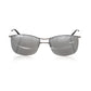 Sleek Silver Clubmaster Sunglasses
