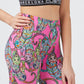 Chic Fuchsia Patterned Leggings