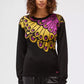 Chic Long-Sleeved Printed Sweater