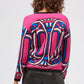 Vibrant Fuchsia Long-Sleeved Sweater