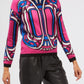 Vibrant Fuchsia Long-Sleeved Sweater