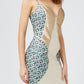 Chic Beige Sleeveless Short Dress