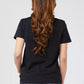 Chic Black Printed Tee - Effortless Style