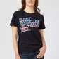 Chic Black Printed Tee - Effortless Style