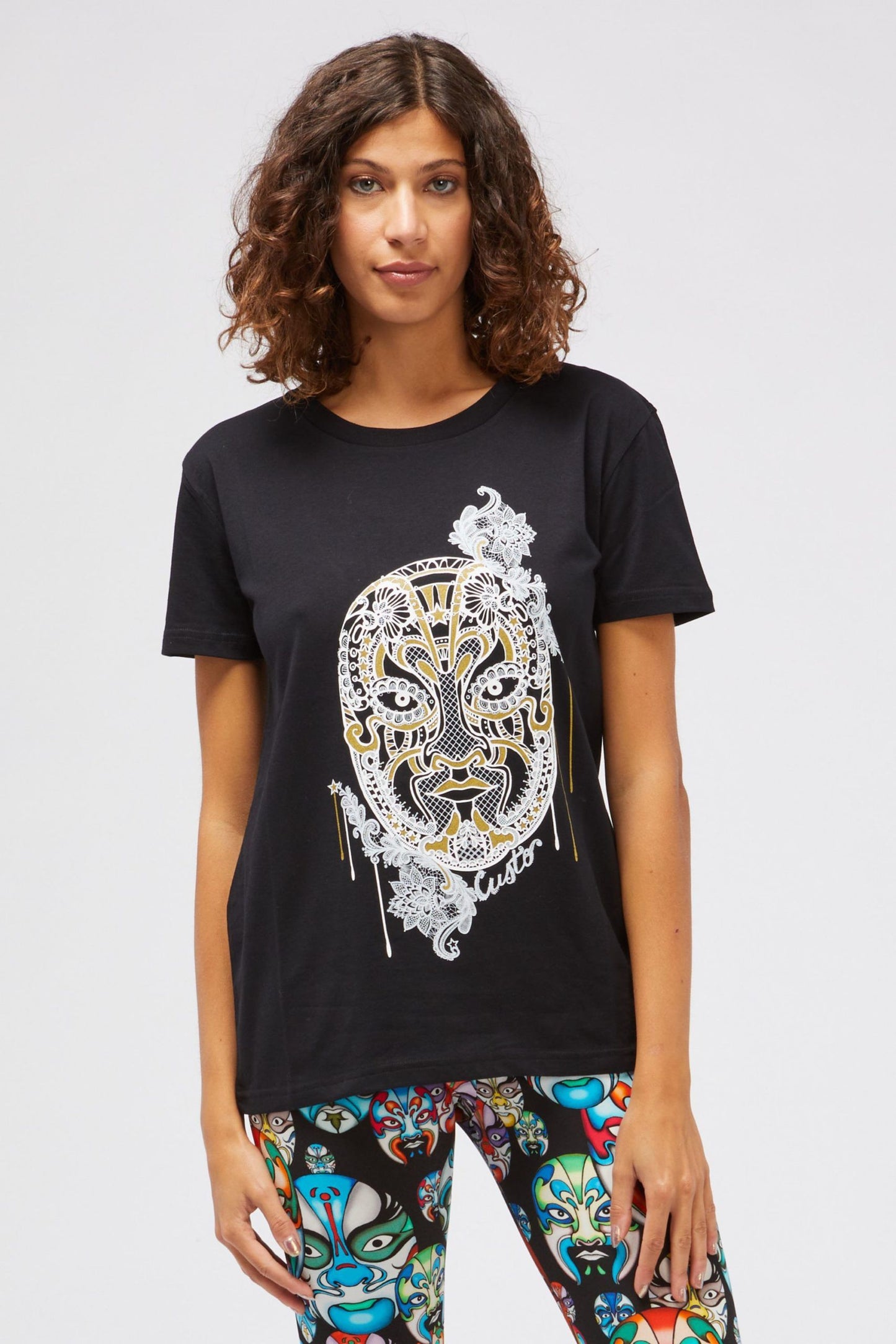 Chic Printed T-Shirt with Signature Logo