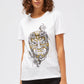 Chic White Tee with Signature Front Print