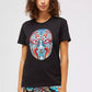 Elegant Cotton Tee with Signature Print
