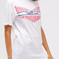 Chic Oversized Front Print Tee