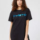 Oversized Cotton Tee with Bold Front Print